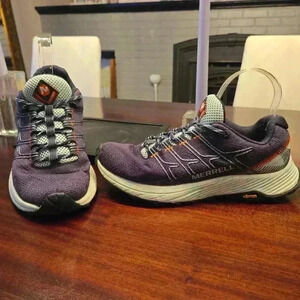 Merrell Floatpro MOAB Flight Trail Running Shoes Navy Blue Womens Size 8